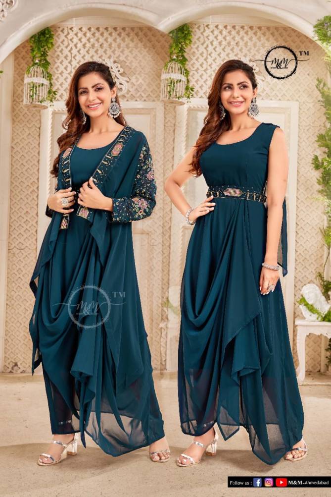 M & M Arzoie 2  Fancy Stylish Festive Wear Exclusive Designer Ready Made Collection